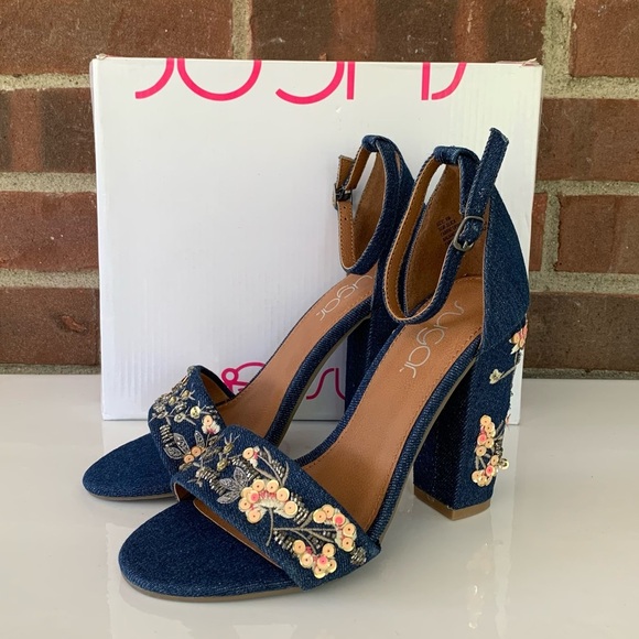 Sugar Women’s Slick Fabric Open Toe Casual Ankle Strap Sandals Size US 6 M NEW - Picture 3 of 10